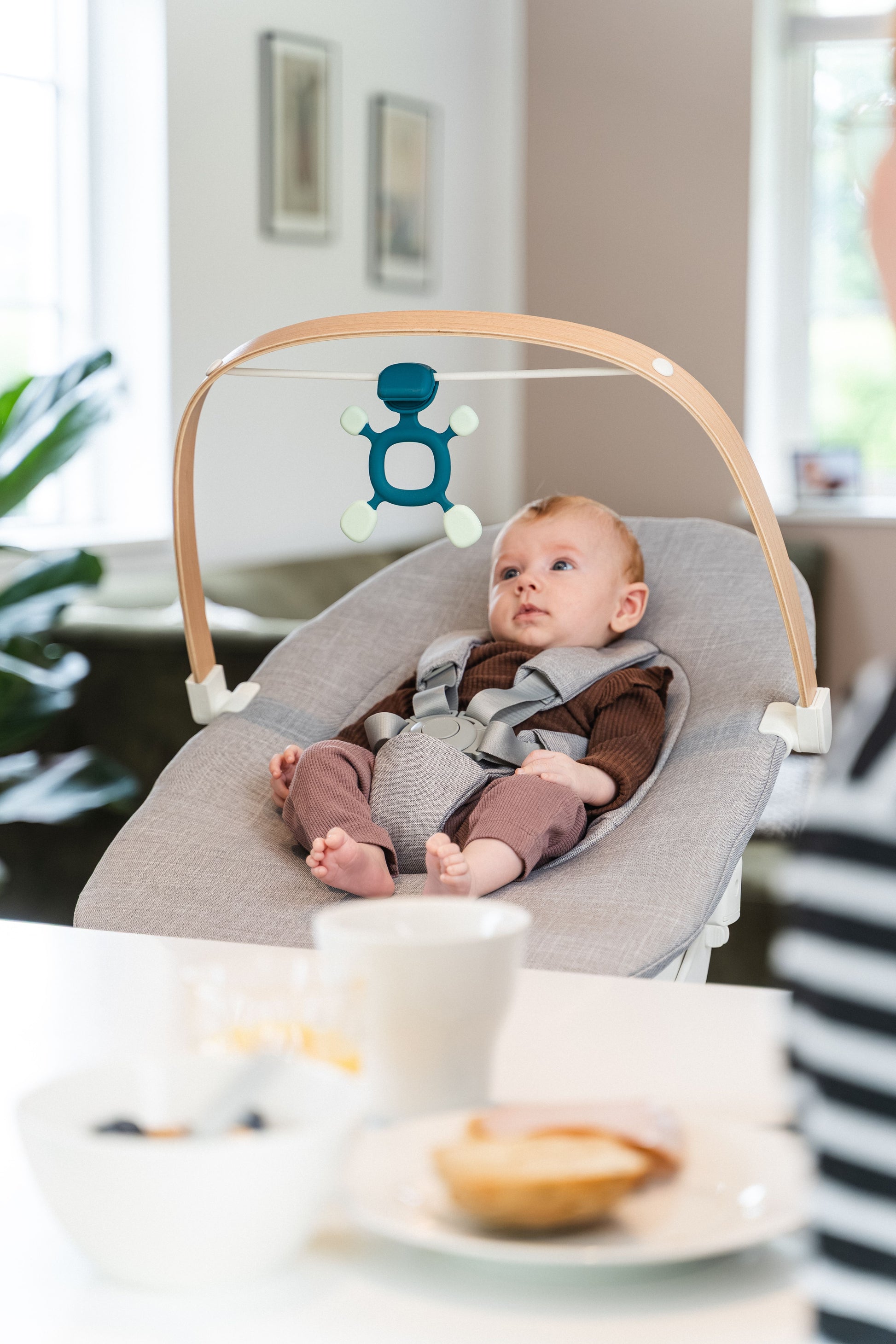 Silikon Spielzeug Baby Happy blau