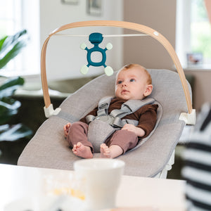 Silikon Spielzeug Baby Happy blau