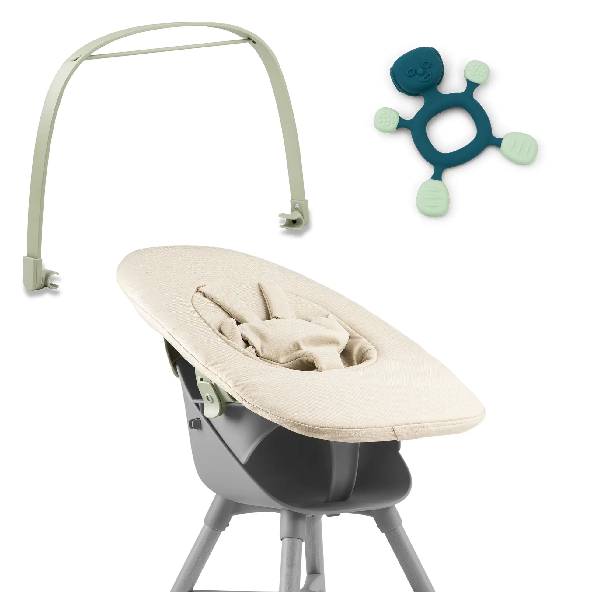 Ziza Newborn beige Spielbuegel olive Spielzeug Happy