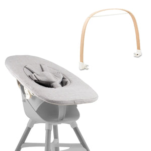 Ziza Spielbuegel vanilla Newborn grey