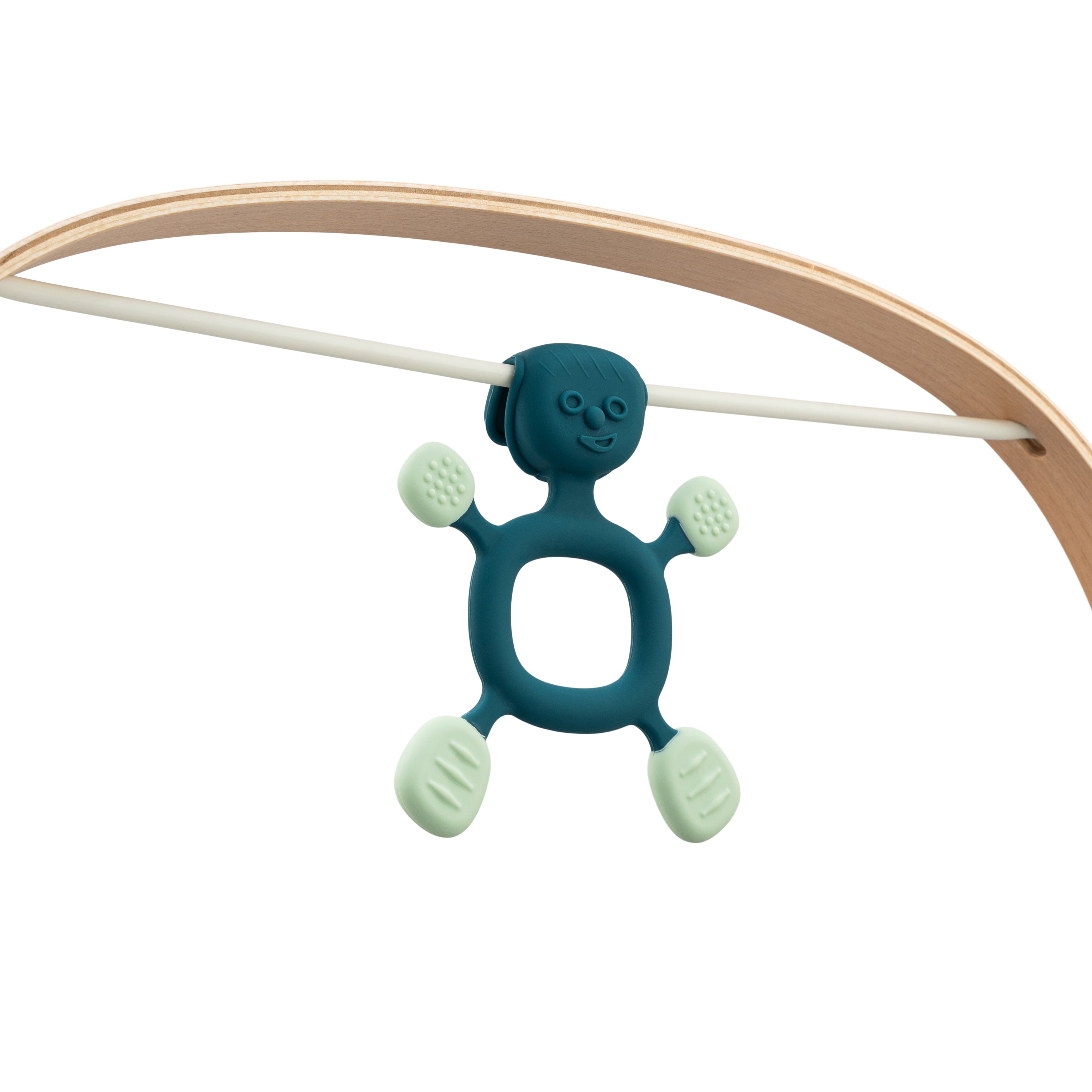 Silikon Spielzeug blau Happy Baby